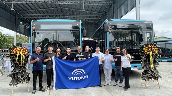 Yutong Delivers New City Buses to the Government of Davao for its Urban Transport Modernization Project